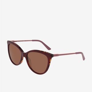 Cole Haan Rounded Cateye Sunglasses - Burgundy